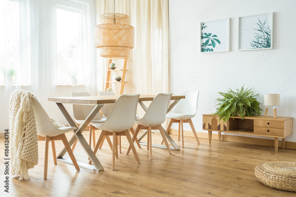 Fototapeta premium Natural dining room