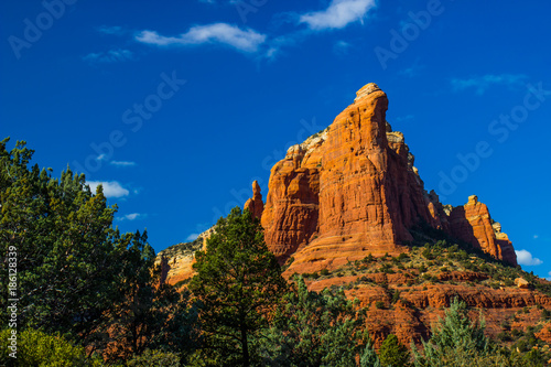 Red Rock Mountain In Arizona High Desert © Tom