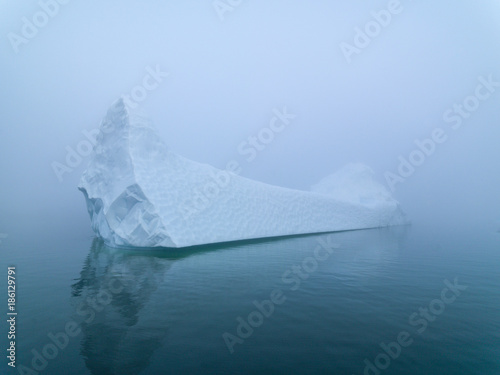 big glacier on arctic ocean in greenland © murattellioglu