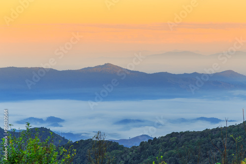 Fototapeta Naklejka Na Ścianę i Meble -  beautiful Landscape and View Point at Chiangrai Thailand

