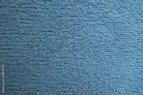 Top view of simple sky blue fabric