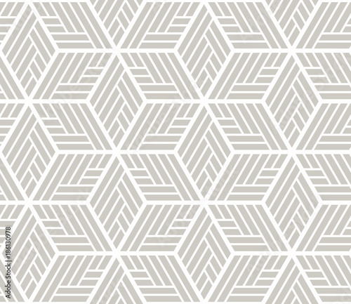 The geometric pattern with stripes . Seamless vector background. White and grey texture. Graphic modern pattern.