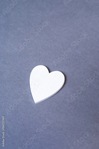 valentines day conceptual backgrounds white heart on grey background