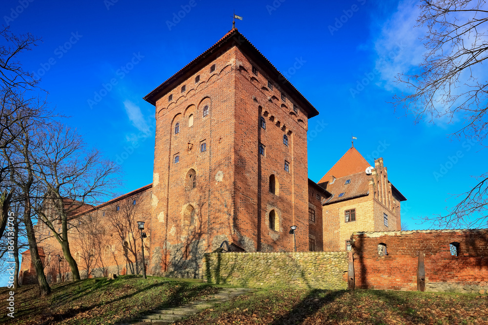 Nidzica - Gotycki zamek krzyżacki