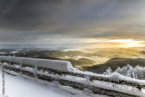 Zima na Jaworzynie Krynickiej,Beskid Sądecki