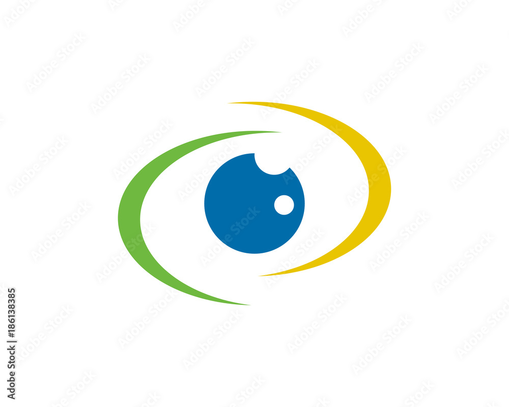 Fototapeta premium eye care logo template