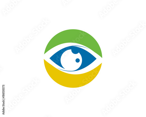 eye care logo template