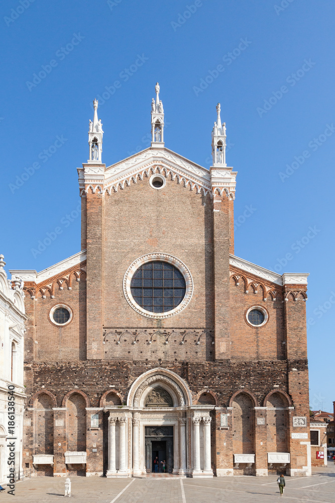 Basilica di San Giovani e Paolo, Castello, Venice, Italy where several Venetian Doges are buried
