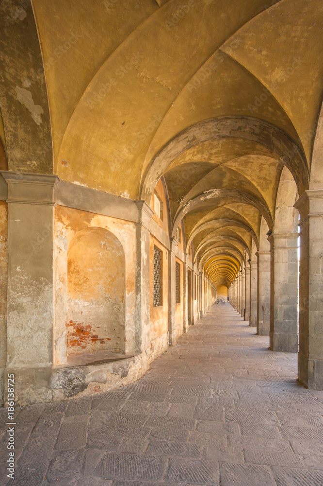 Fototapeta premium Toreingang als Hintergrund