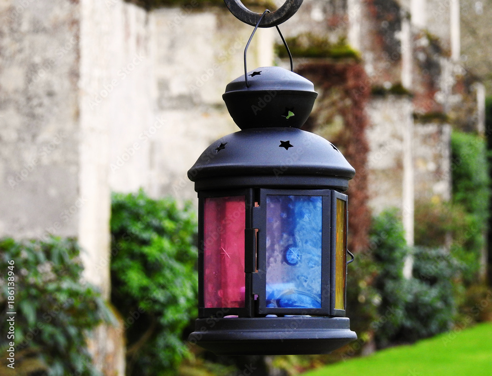 Arabian Style Lantern in the Grounds of a Historic English House
