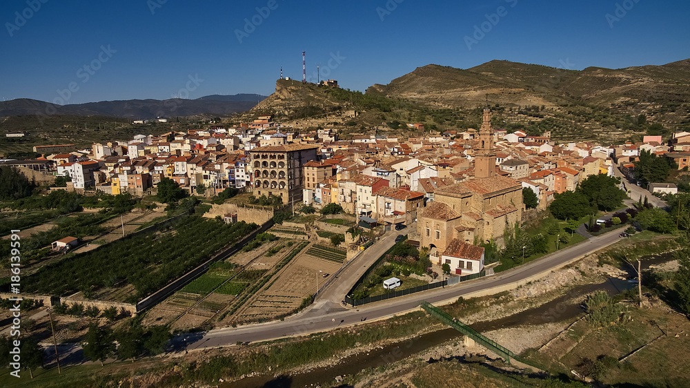 Pueblo de Igea en la provincia de La Rioja, España