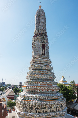 Wat Arun, Temple of Dawn the landmark of Thailand
