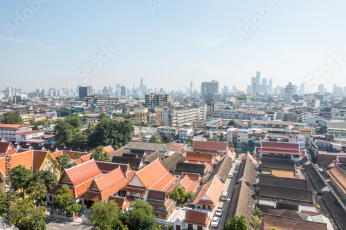 View of Bangkok from the Golden Mount at Wat Saket