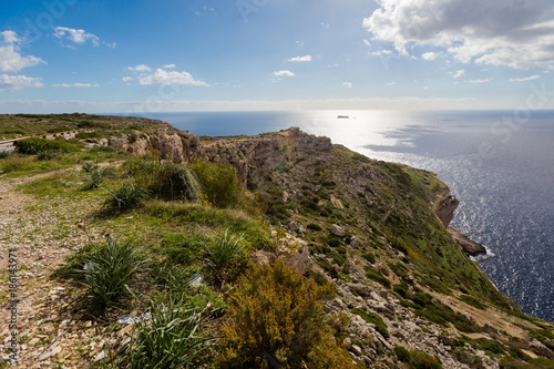 Dingli cliffs on Malta island