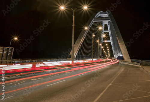 Apollo bridge in the night photo