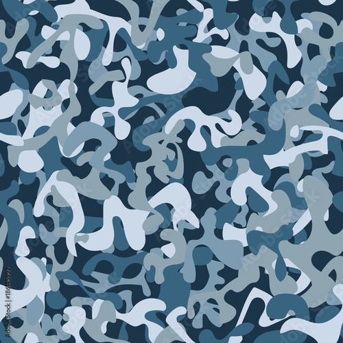 Abstract seamless urban camouflage pattern