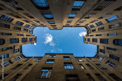 St. Petersburg. Yards. City streets. Lanes