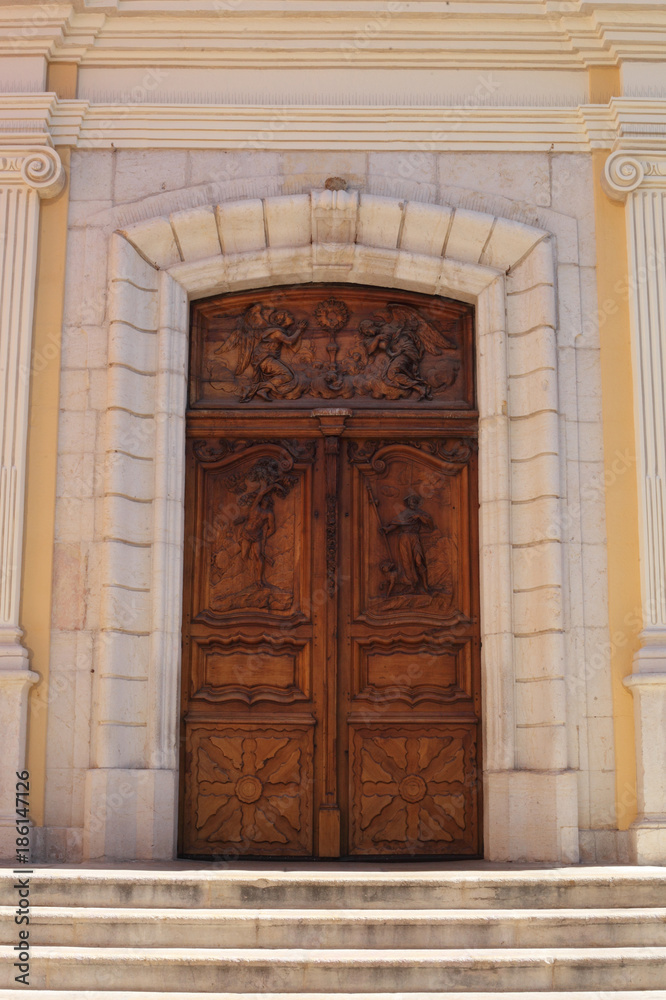 Entrance into church