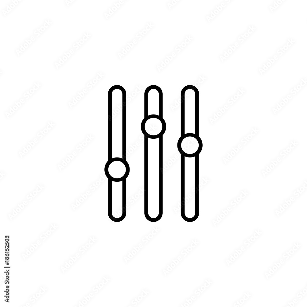 Volume level vector icon Volume level vector icon