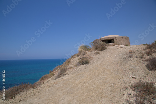 Shooting bunker on the coast of Agrigento