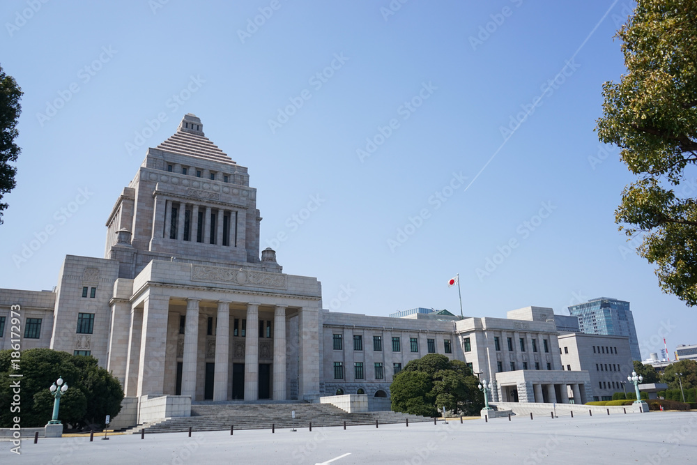 Fototapeta premium 日本の国会議事堂