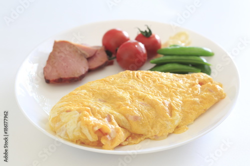 Omelette Bacon and cheese