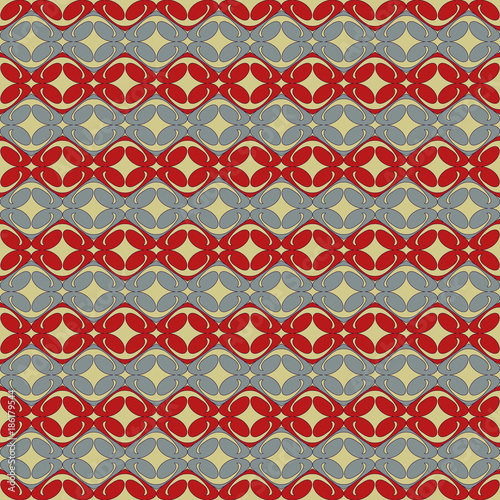Seamless vector illustration background. Pattern of abstract shapes. Design elements for Scrapbook. Can be used for wallpapers, fills images, background, surface