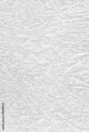 White blank crumpled and grungy textured paper background