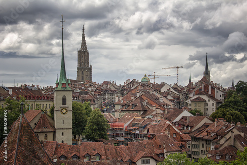 Obraz na płótnie View over Bern, Switzerland w salonie