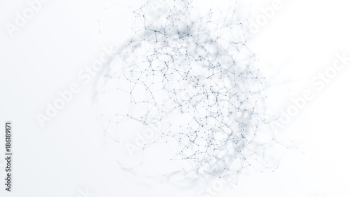 abstract futuristic network on background illustration