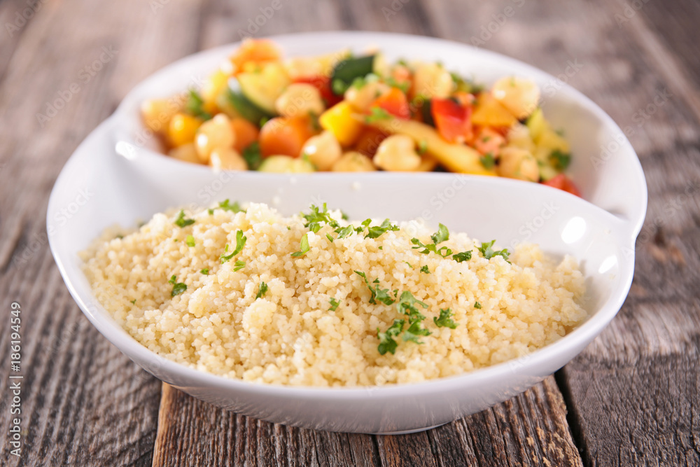 semolina and vegetable semolina and vegetable