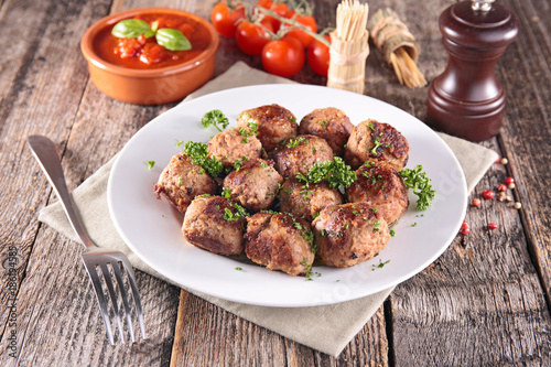 grilled meat ball