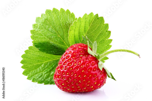 Wallpaper Mural  strawberry isolated white background Torontodigital.ca