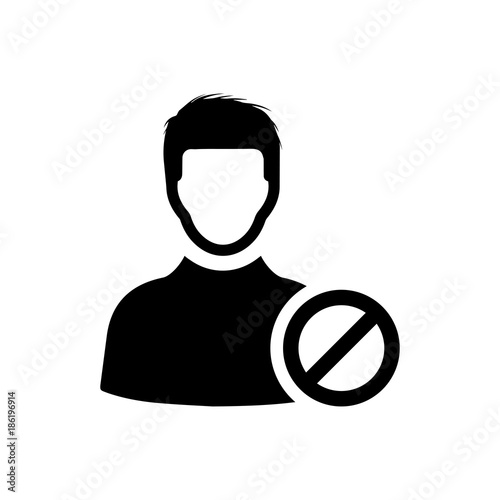 Block Account Icon