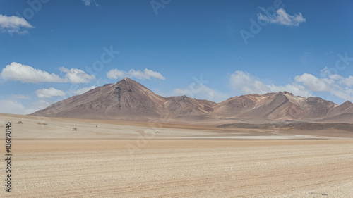 Panoramic view over the Salvador Dali Desert in Eduardo Avaroa Andean Fauna National Reserve, Bolivia – South America