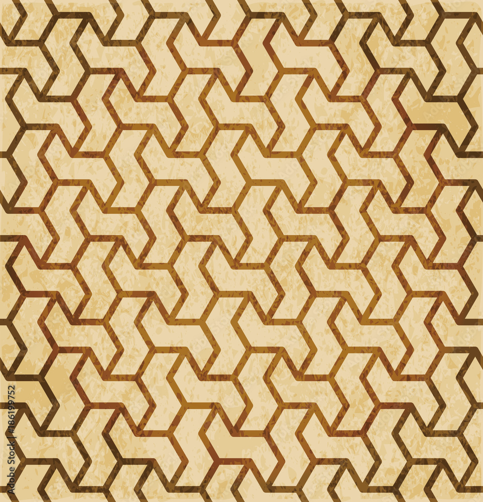 Retro brown Islam seamless geometry pattern background eastern style ornament Retro brown Islam seamless geometry pattern background eastern style ornament