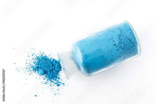 blue natural colored pigment powder