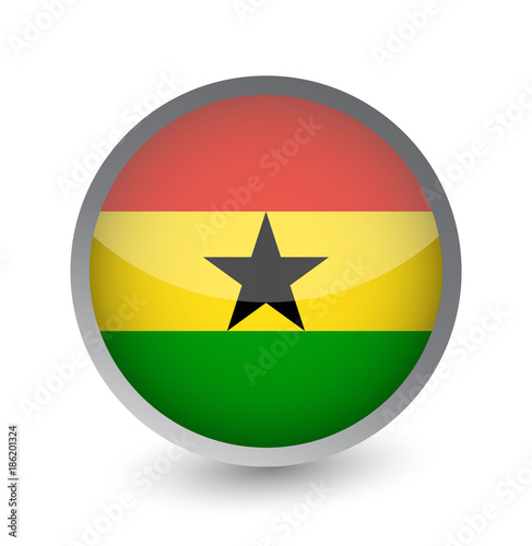 Ghana Flag Round Glossy Icon Free Download Ghana Flag Round Glossy Icon - GFXLoad