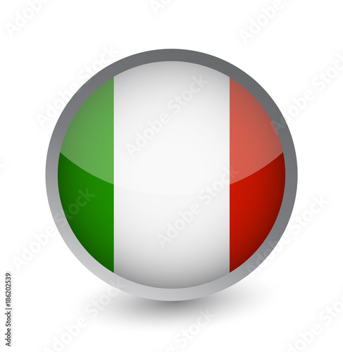 Italy Flag Round Glossy Icon Free Download Italy Flag Round Glossy Icon - GFXLoad