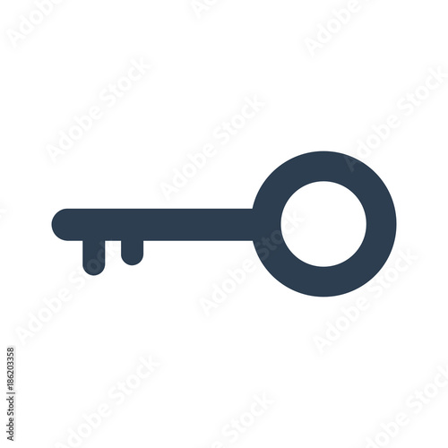 Key icon on white background.