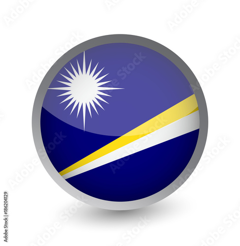 Marshall Islands Flag Round Glossy Icon Free Download Marshall Islands Flag Round Glossy Icon - GFXLoad
