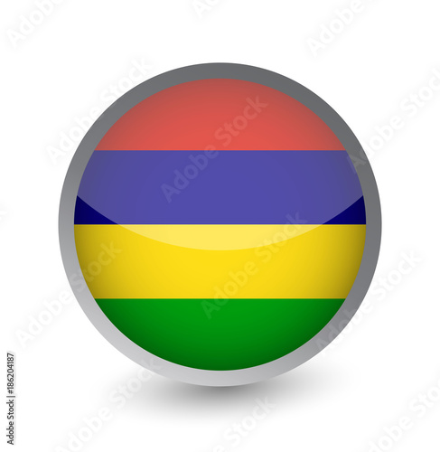 Mauritius Flag Round Glossy Icon Free Download Mauritius Flag Round Glossy Icon - GFXLoad