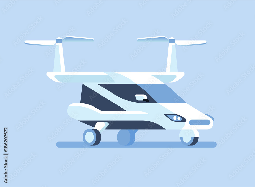 Self-driving flying car or taxi