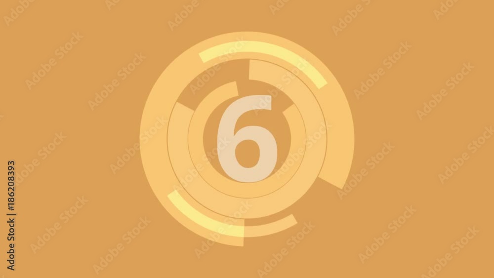 Gold Digital Circle Top Ten Countdown Gold Digital Circle Top Ten Countdown