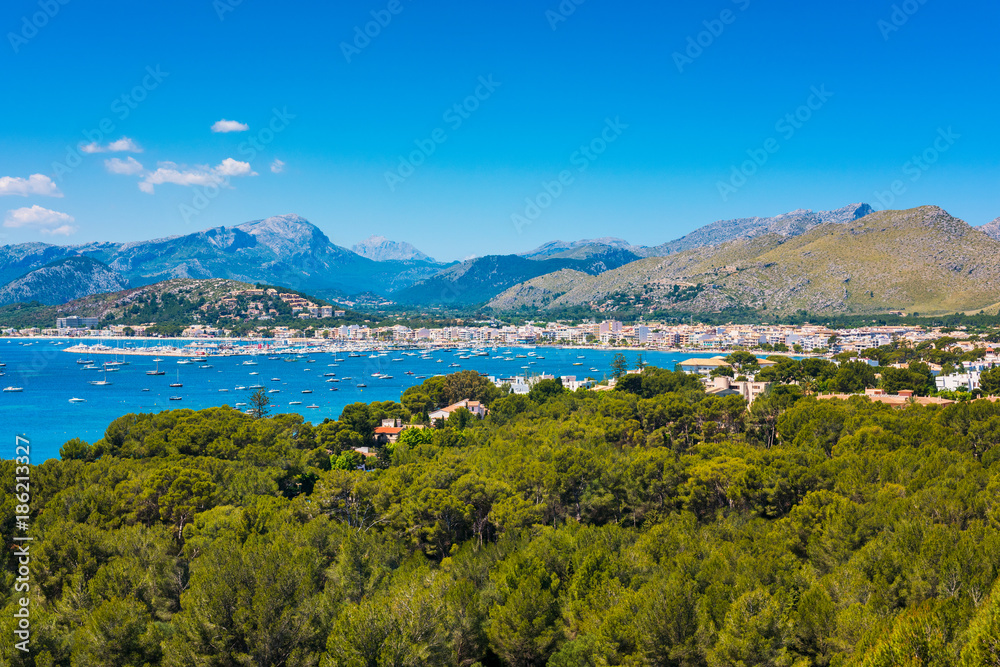 Coastal Village of Port de Pollenca Mallorca Spain