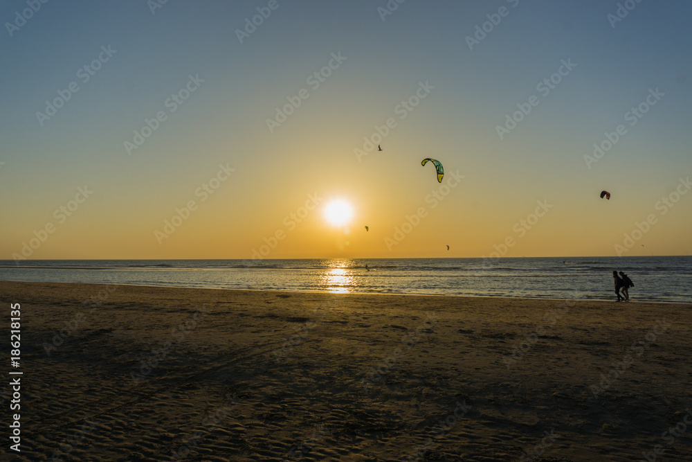 summer evening at the beach summer evening at the beach