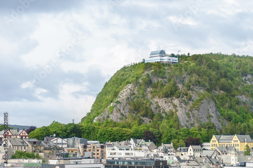 Aussichtspunkt auf dem Aksla in Alesund,  Norwegen photo