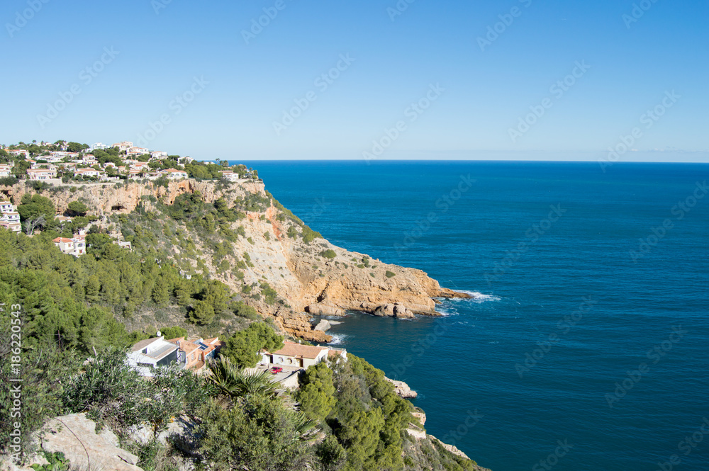 Fototapeta premium The coast in Javea, Costa blanca, Alicante