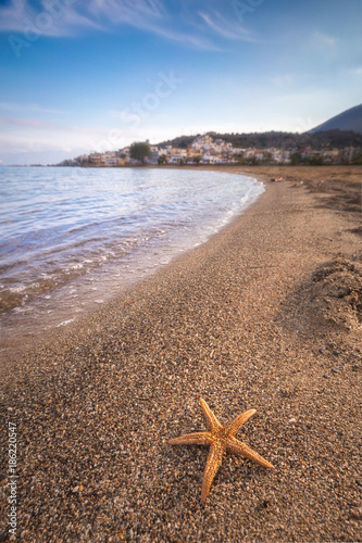 Beach of Elounta, Crete island, Greece. photo