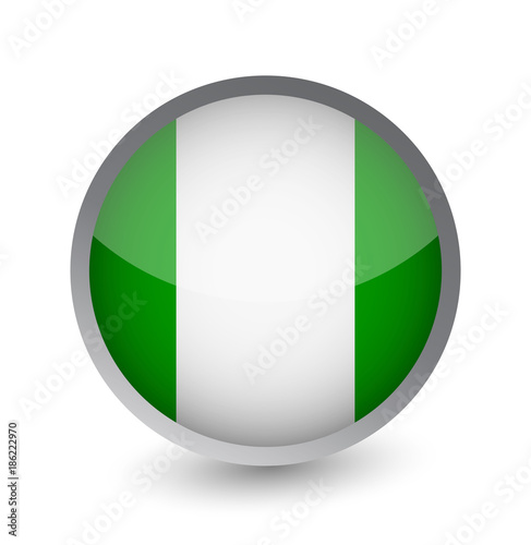 Nigeria Flag Round Glossy Icon Free Download Nigeria Flag Round Glossy Icon - GFXLoad
